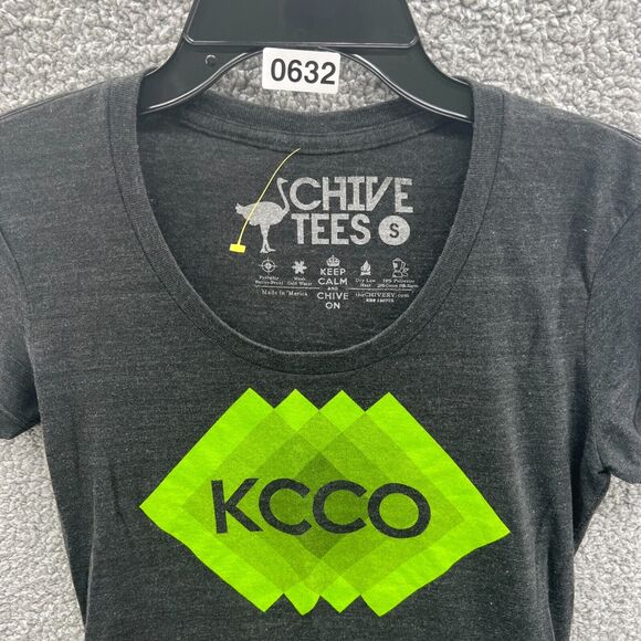 The Chivery Women's Size Small Keep Calm and Chive On Gray T-Shirt KCCO S - Picture 9 of 9